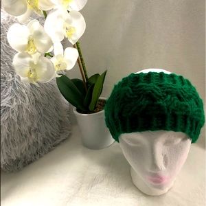 Green homemade headband
